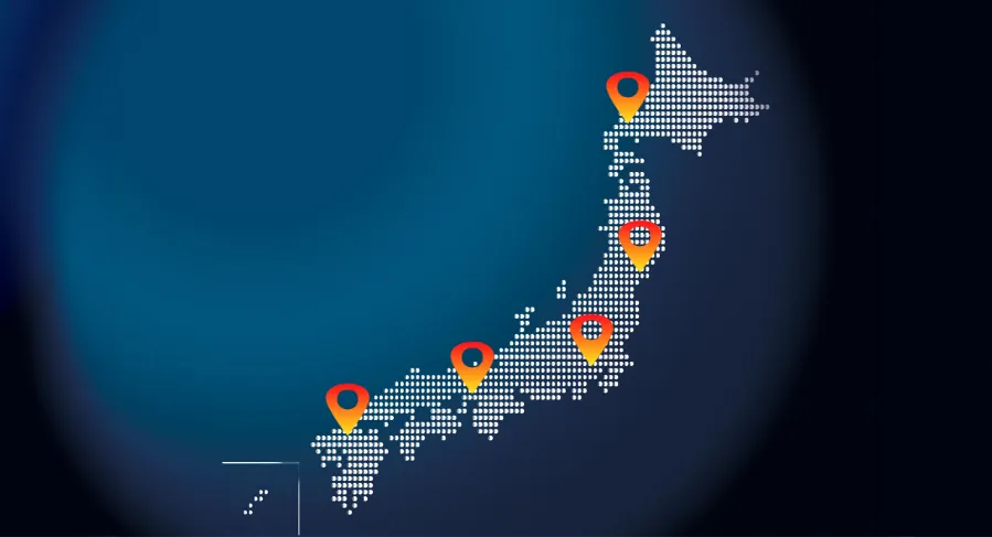 設置エリア・リーチ数のイメージ図